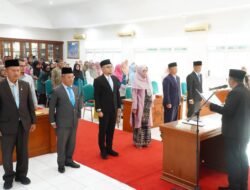 Empat Orang Pejabat Pimpinan Tinggi Pratama & 2 Pejabat Administrator Dilantik