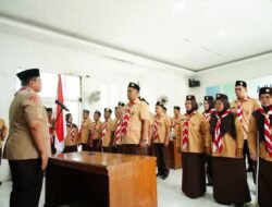 Wabup Ahmad Fadly Lantik Pengurus Saka Rintisan Yogaswara KPU Tanah Datar