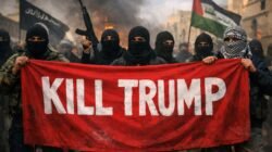 Spanduk “Kill Trump” Beredar di Media Sosial, Tidak Ada Kelompok Yang Mengklaim