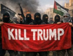 Spanduk “Kill Trump” Beredar di Media Sosial, Tidak Ada Kelompok Yang Mengklaim