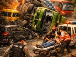 Tragedi Sibolangit: Truk Rem Blong Tewaskan Empat Orang