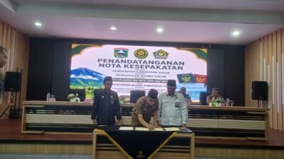 Pemkab Solok Perkuat Sinergi Pelayanan Publik Melalui MOU Dengan Kementrian Agama & Pengadilan Agama Solok