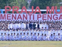 Presiden Prabowo Lantik 1.204 Pamong Praja Muda IPDN Angkatan XXXIII