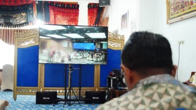 Bupati Tanah Datar Eka Putra Ikuti Rakor Regional