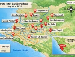 Banjir Padang Meluas, 15 Titik Terendam, BPBD Siaga Penuh