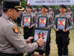 Empat Polisi Sijunjung Dipecat Akibat Judi Online