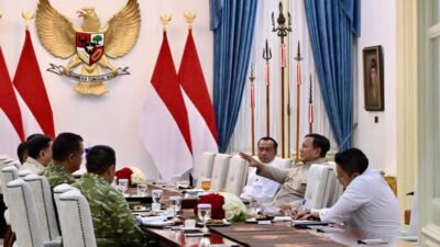 Presiden Prabowo Terima Laporan Program Strategis TNI Untuk Pemerataan Pembangunan Nasional