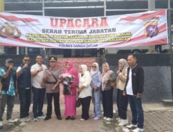 Kapolres Tanah Datar Pimpin Sertijab Sejumlah Kapolsek dan Kabag