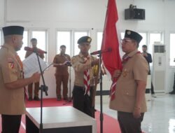 Hendri Arnis Pimpin Mabicab, 32 Pramuka Padang Panjang Berangkat ke Jamnas XII