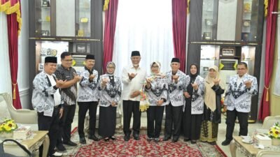 Mahyeldi–PB PGRI Sepakat Perkuat Kompetensi Guru & SDM Sumbar Hadapi Era AI