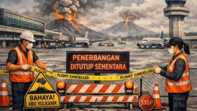Delapan Bandara Ditutup Serempak Akibat Abu Vulkanik Anak Krakatau