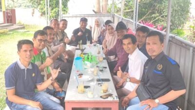 Kasat Lantas Koffe Morning Sama Rekan-Rekan Wartawan