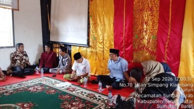 RAPAT PLENO KAN GURUN ANGKAT M SYUKUR, S.Pd.I Dt. GODANG RAJO WAKIL KETUA SATU