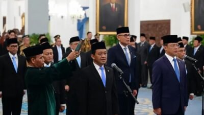 Prabowo Lantik Menteri dan Wakil Menteri Kabinet Merah Putih