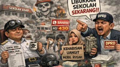 Padang Terkepung Kabut Asap, DPRD Desak Pemko Bertindak Cepat Selamatkan Anak Sekolah