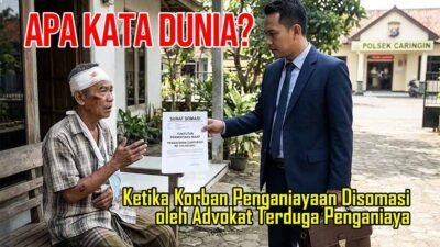 Ketika Korban Penganiayaan Disomasi Advokat Terduga Penganiaya, Apa Kata Dunia?